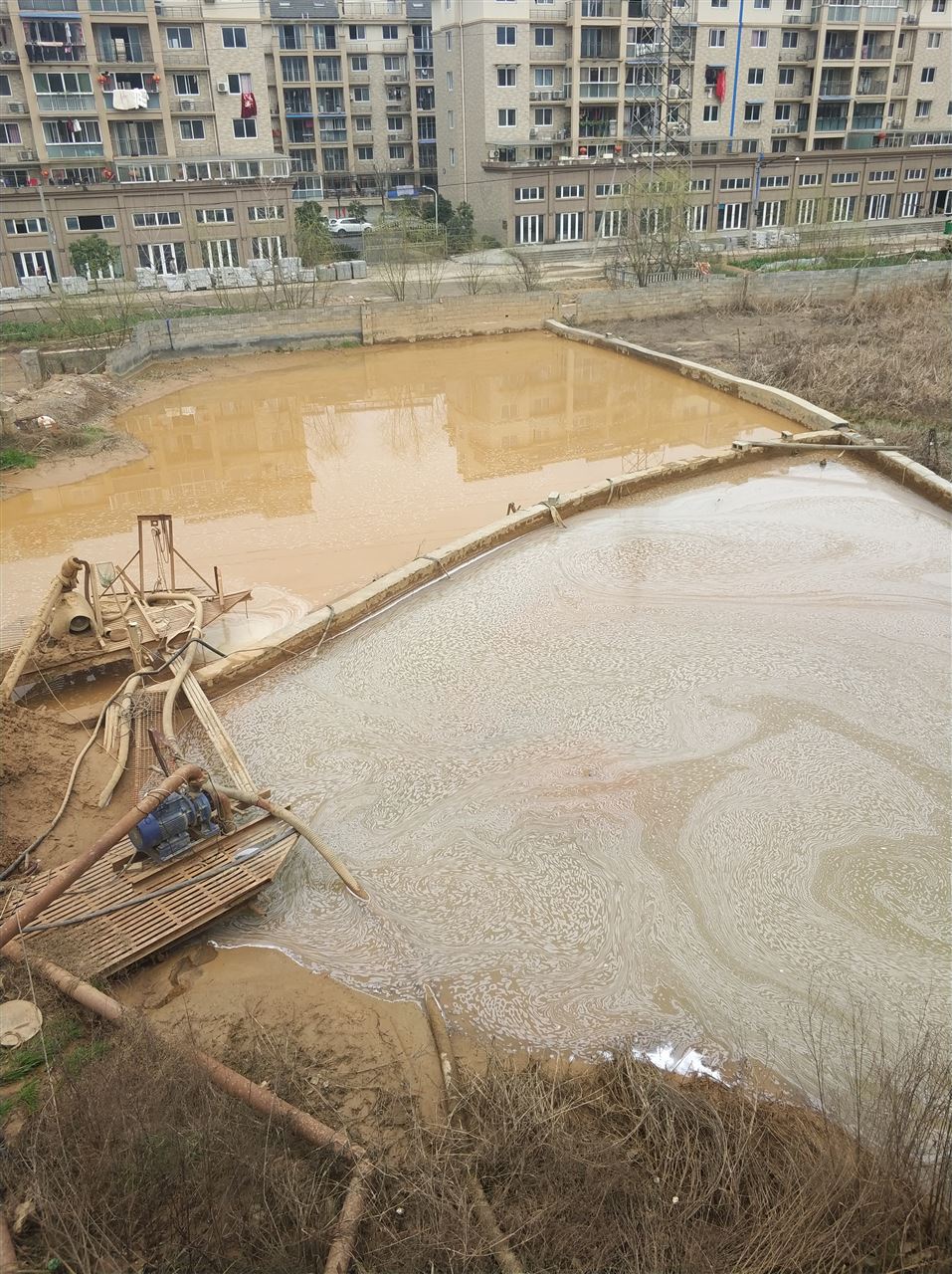 河西沉淀池淤泥清理-厂区废水池淤泥清淤