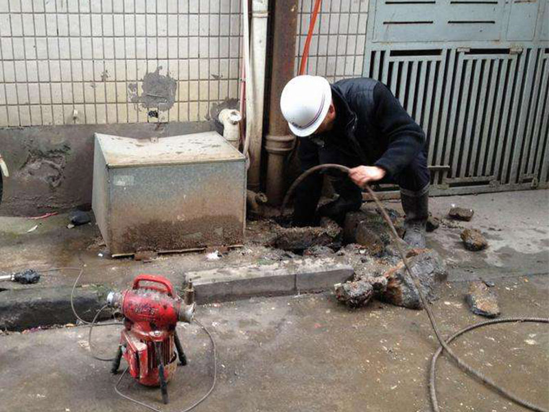 河西疏通下水道-洗菜池疏通